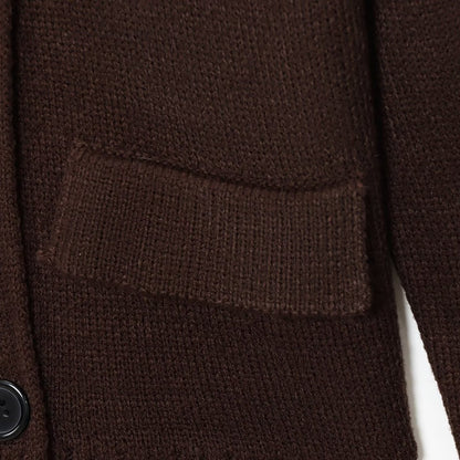 Dames élégant gilet tricoté avec double rangée de boutons et poches pratiques Chic und Stil