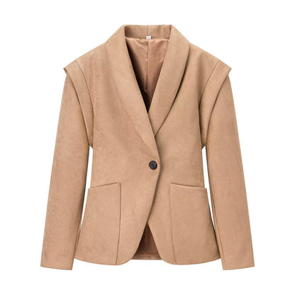 Elegant blazer jacket for women with structured design and trendy details Chic and Style