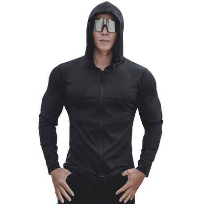 Functional jacket for men with protective hood and sporty design Chic and Style