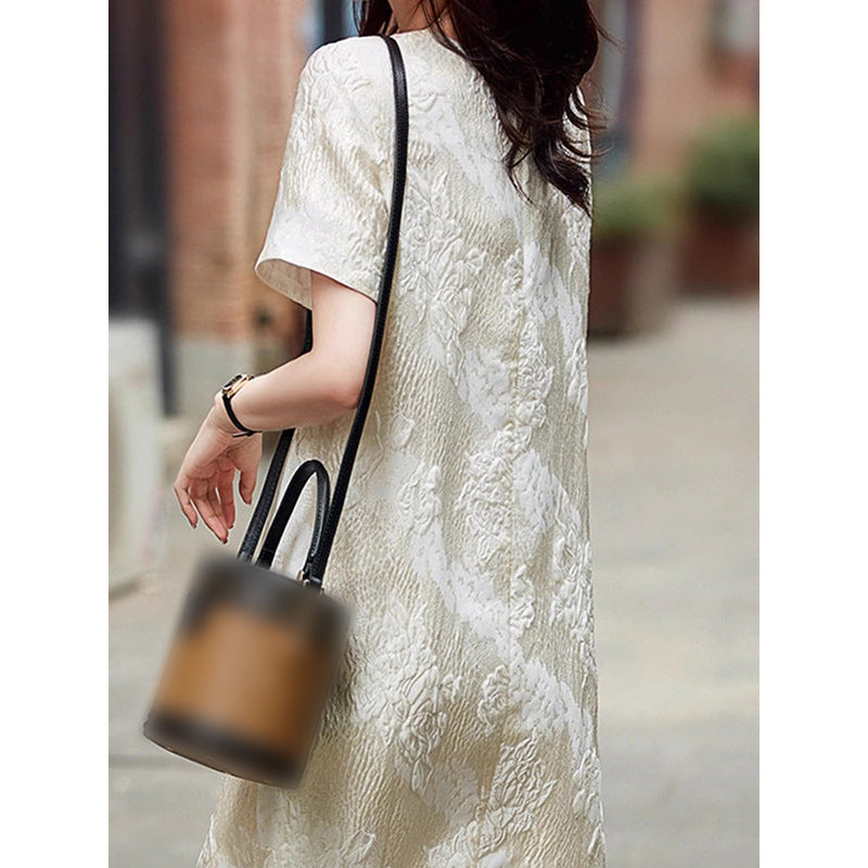 Robe décontractée texturée pour femme Chic und Stil
