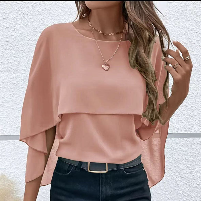 Dames Haut au style élégant avec coupe fluide et surcouche élégante Chic und Stil