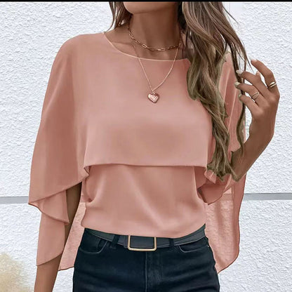 Dames Haut au style élégant avec coupe fluide et surcouche élégante Chic und Stil