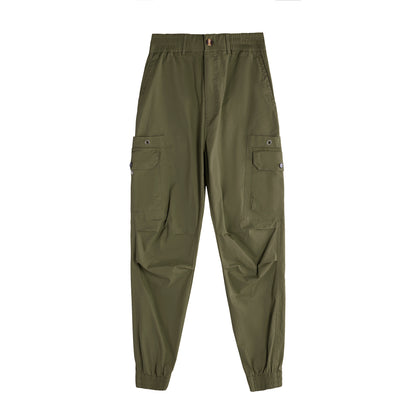 Men's cargo pants with functional pockets and elastic waist Chic und Stil