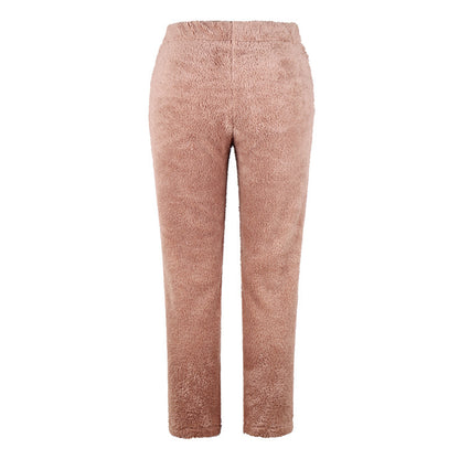 Ladies Soft Chic Fleece Relaxed Pants