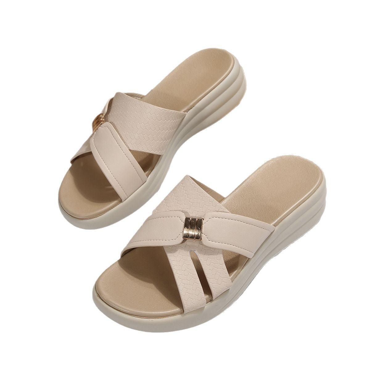 Bottes de femme confortables avec semelle ergonomique et design de sangle tendance Chic und Stil
