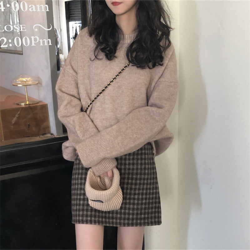 Pull décontracté pour femmes en style surdimensionné Chic und Stil