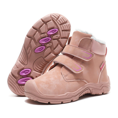 Bottes d'hiver isolées pour femmes avec fermeture Velcro pratique Chic und Stil