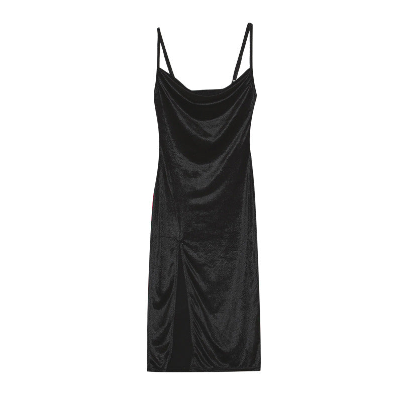 Robe midi chic et stylée en slip irisé pour femmes