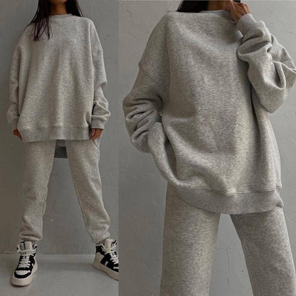 Dames confortable ensemble de sweat oversize Chic und Stil