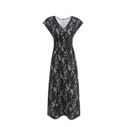 Robe maxi femme avec motif paisley floral et coupe flatteuse Chic und Stil