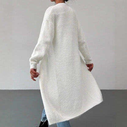 Dames Élégante Long Gilet Chic und Stil