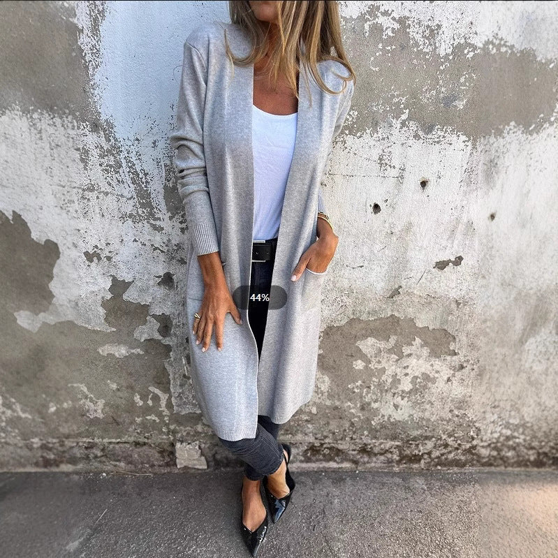 Dames élégant et confortable cardigan en tricot Chic und Stil