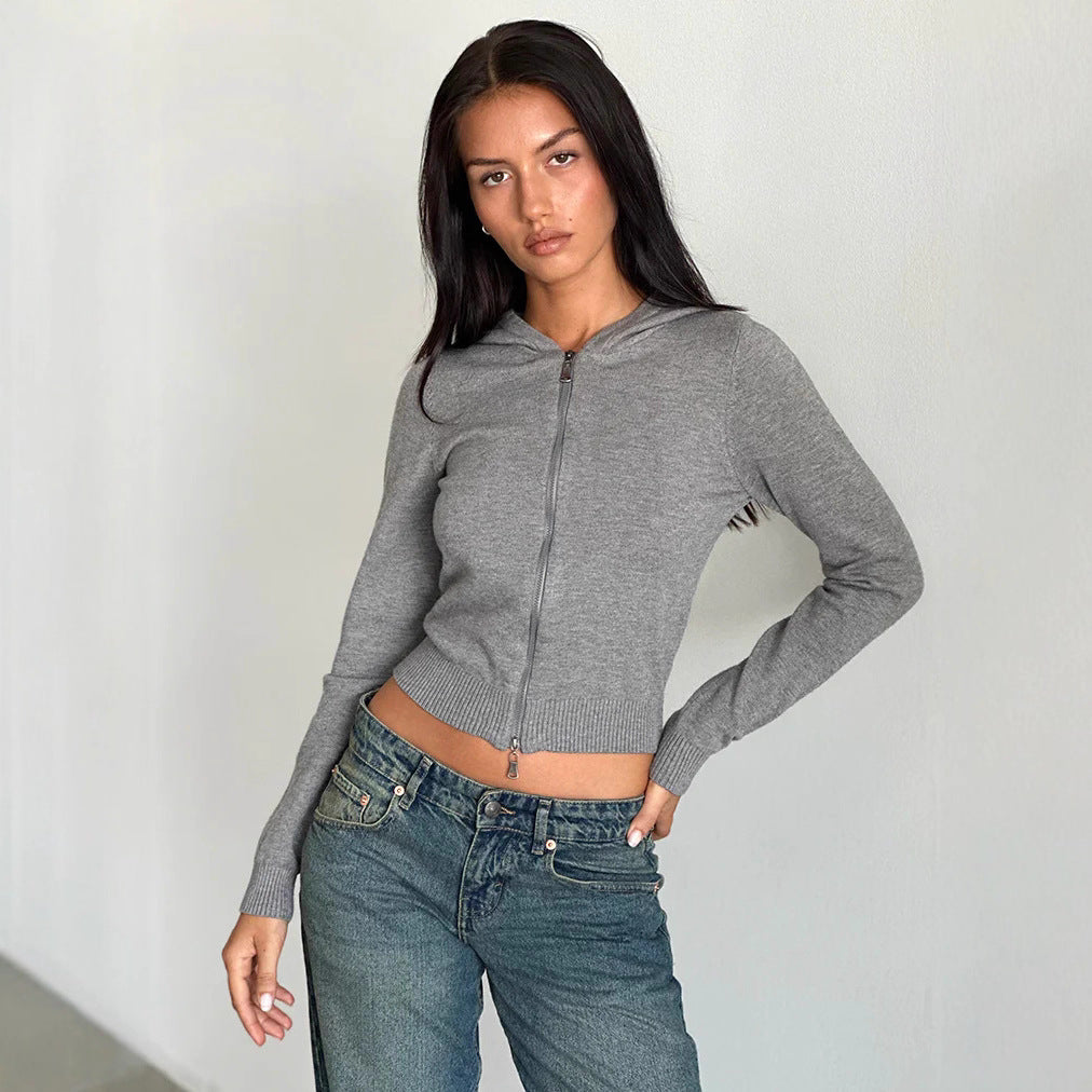 Dames crop Hoodie Chic und Stil