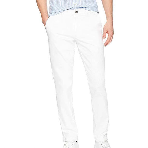 Comfortable summer chino pants for men with side pockets and elastic waistband Chic and Style