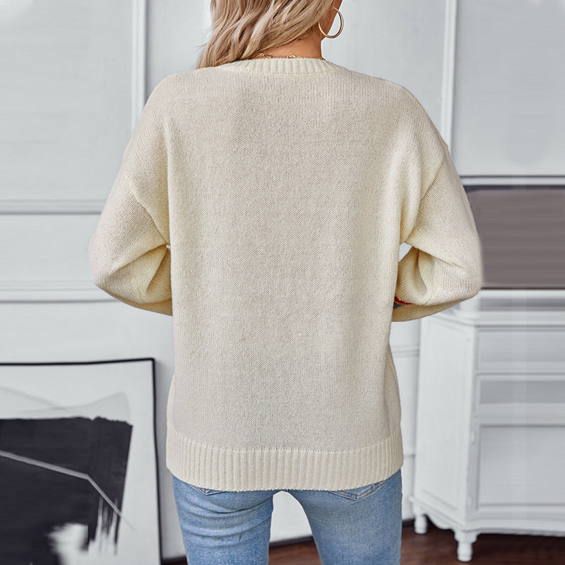 Pull femme à motifs Chic und Stil