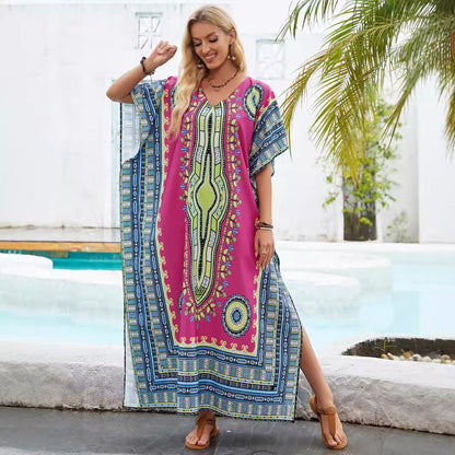Femmes Robe Maxi Kaftan Bohémien Chic und Stil