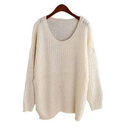 Dames Grand pull en tricot avec des manches larges et une coupe décontractée Chic und Stil