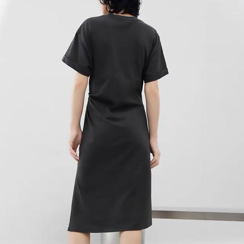 Robe T-shirt midi décontractée pour femmes Chic und Stil