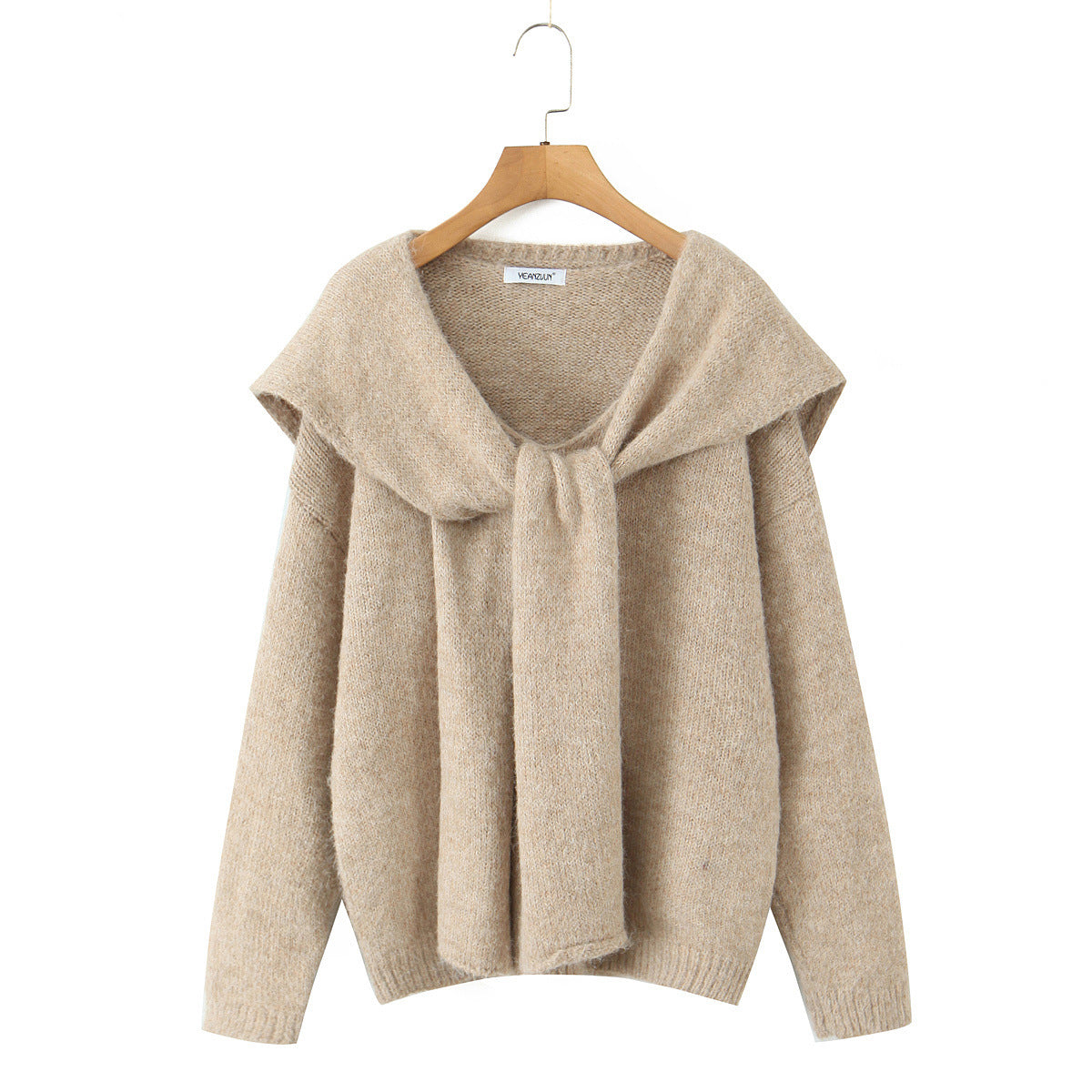 Pull en maille tendance pour femmes avec col large et coupe décontractée Chic und Stil