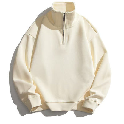 Dame Sweat à capuche avec col montant et fermeture éclair Chic und Stil