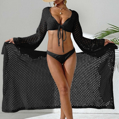 Dames crochet robe de bain kimono Chic und Stil