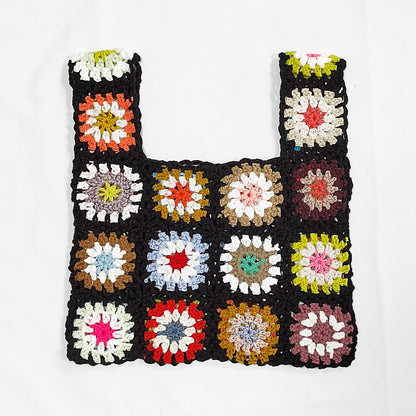 Sac à main en patchwork au crochet pour femmes Chic und Stil