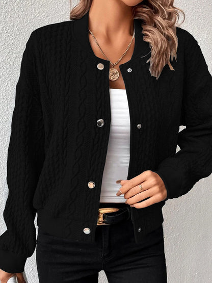Dames gilet avec motif torsadé Chic und Stil