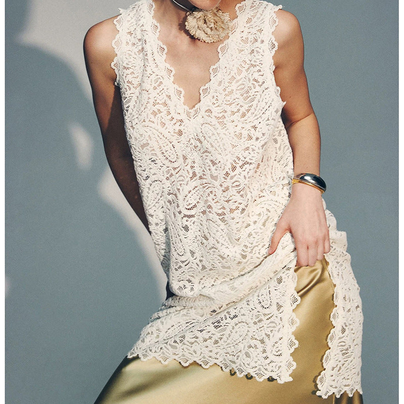 Tunique à superposition en dentelle pour femmes Chic und Stil
