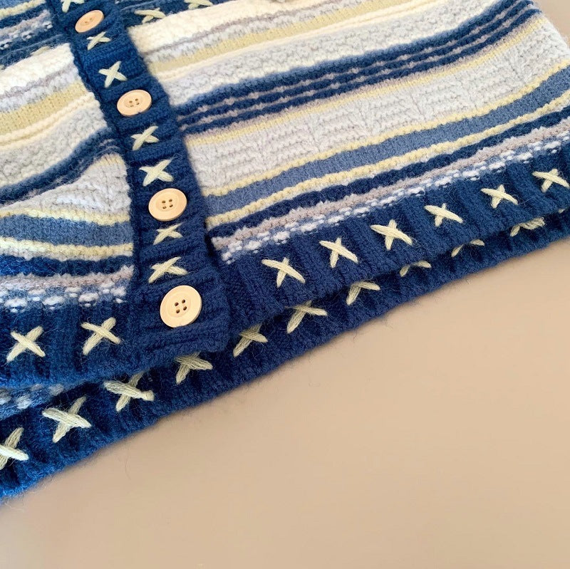 Dames cardigan avec motif unique Chic und Stil