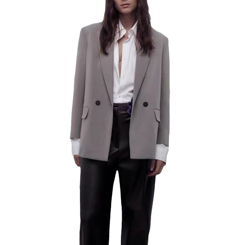 Dames Blazer oversize à la mode et élégant Chic und Stil