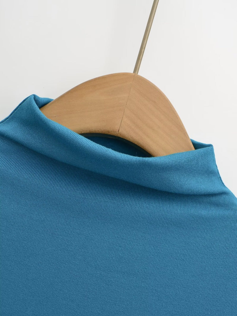 Pull à col roulé à manches longues dames Chic und Stil