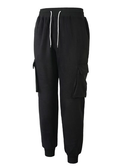 Fleece cargo pants for men Chic and Style