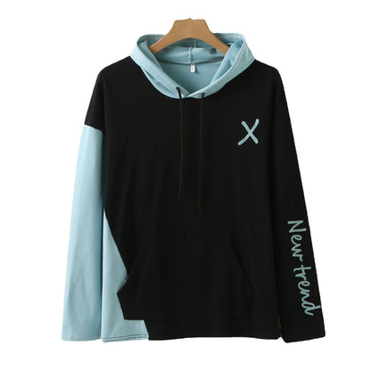 Sweat à capuche pour femme avec un design de coloris moderne et une poche kangourou pratique Chic und Stil