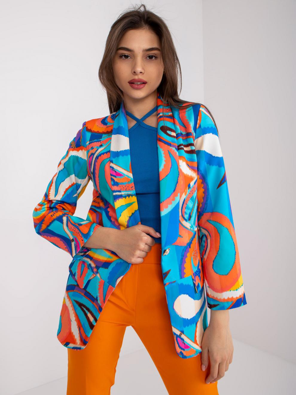 Dames Blazer élégant avec motif coloré et accents modernes Chic und Stil