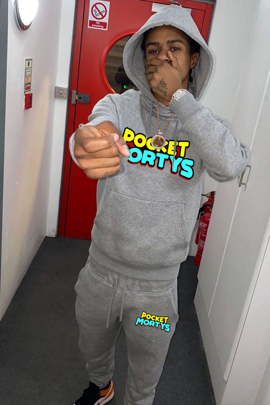 Women's hoodie and jogging pants set with cheerful patterns Chic and Style