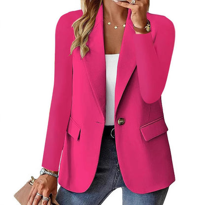 Dames Blazer élégant avec coupe classique et poches Chic und Stil