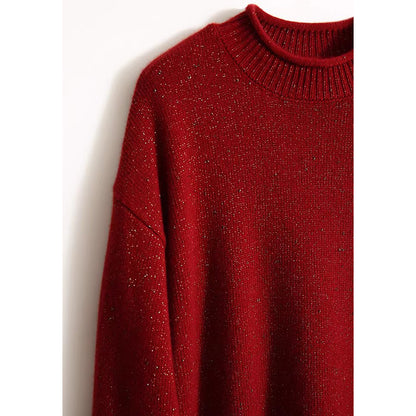 Pull en tricot scintillant Chic und Stil pour femmes