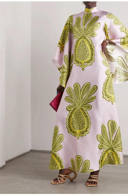 Chic und Stil | Printed Three-Quarter Sleeve Dress