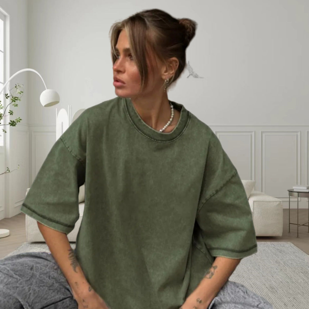 Chemise oversize en peluche pour femmes Chic und Stil
