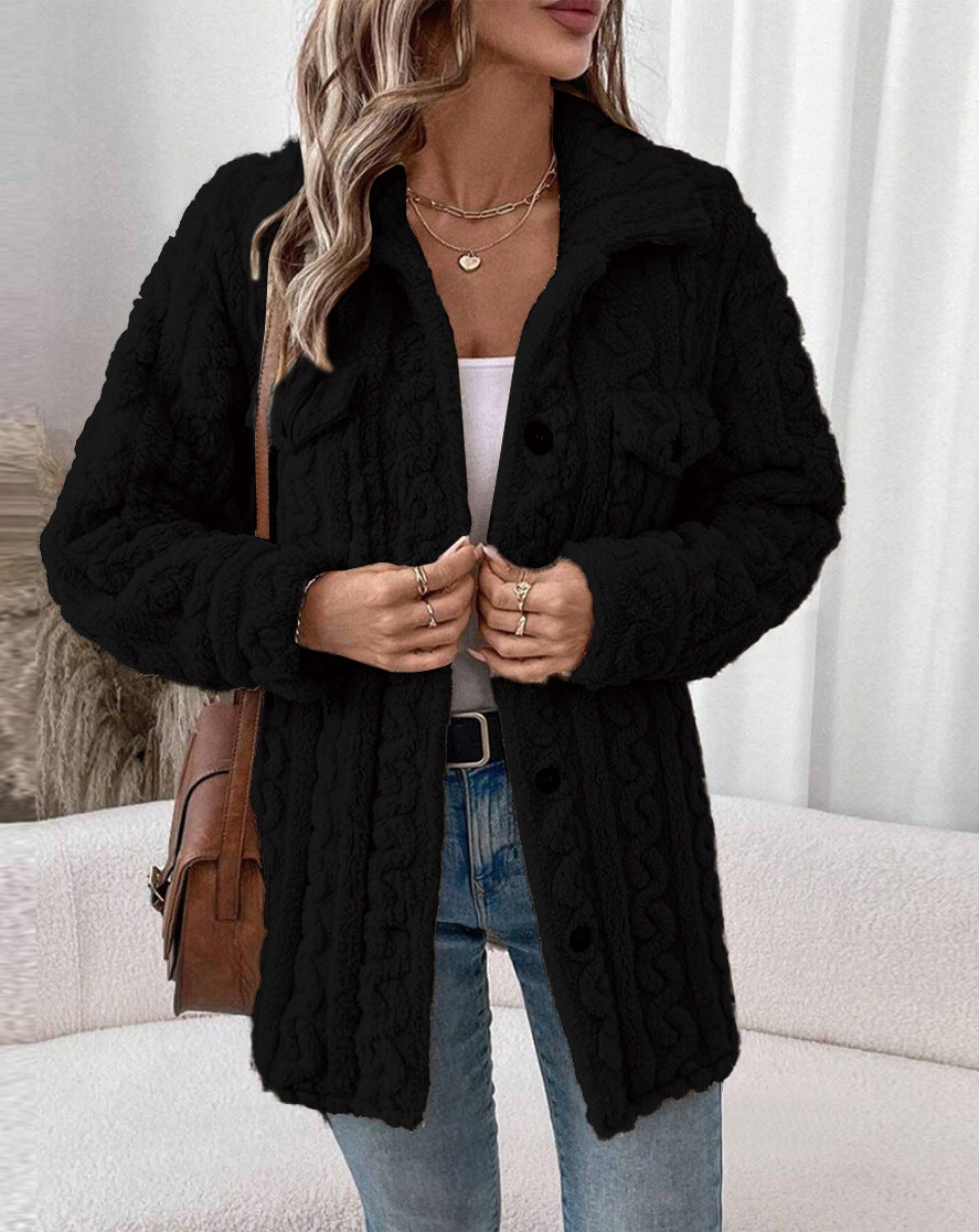 Women's pullover in soft polar quality Chic und Stil