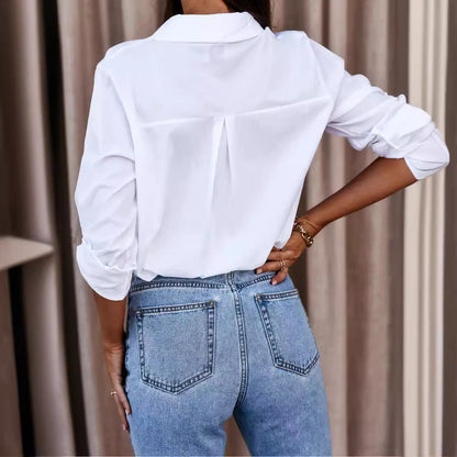 Chemisier à boutons décontracté pour femmes Chic und Stil