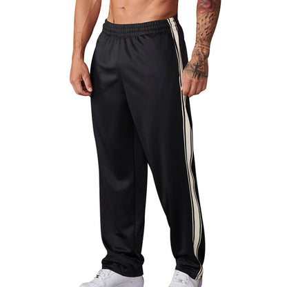 Chic and Style Men's Sport Pants with Side Stripes