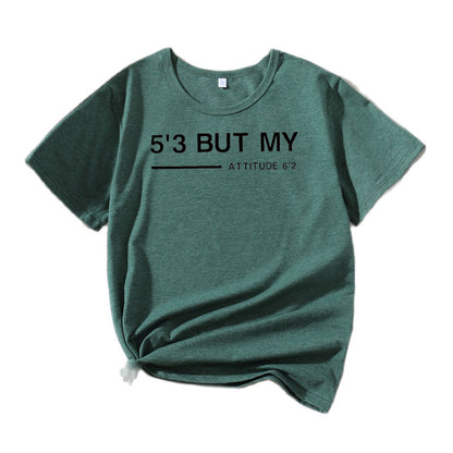 Dames Casual Attitude Graphic T-shirt Chic und Stil 1751262044