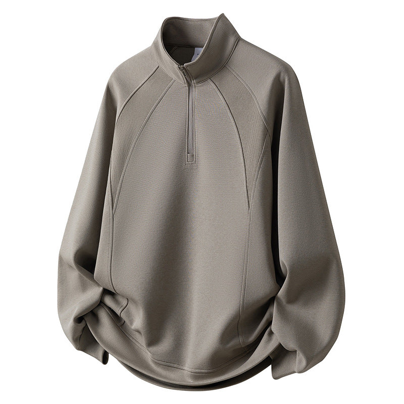 Dames Pull à demi-fermeture éclair sportif Chic und Stil