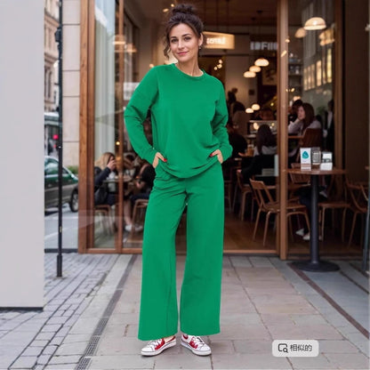 Dames Ensemble de loungewear décontracté confortable avec coupe ample Chic und Stil