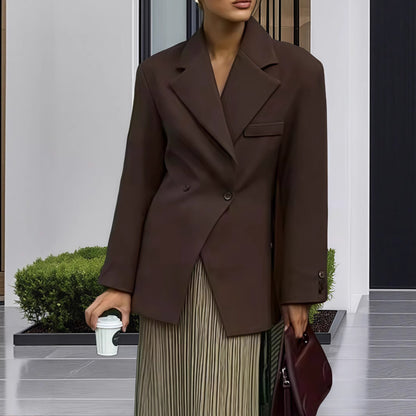 Dames Élégante et stylée veste double boutonnage Chic und Stil