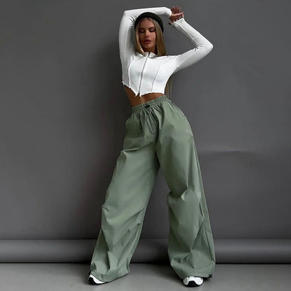 Ladies Chic and Stylish Light Cargo Pants