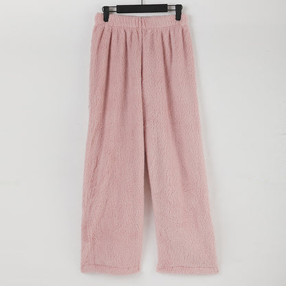 Women's Comfortable Plush Lounge Pants Chic and Style