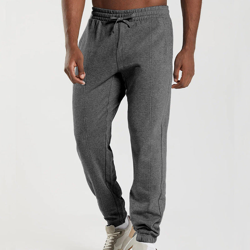 Men's comfortable leisure jogging pants with elastic waistband and side pockets Chic and style