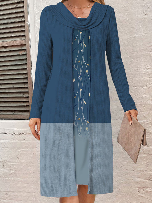 Robe portefeuille élégante pour femmes avec un joli motif floral Chic und Stil